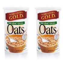 유기농 노던 골드 퀵 오트밀 510g x 2입, 1세트