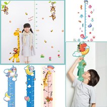 젠하임 키재기 스티커 6종 북유럽 감성 아이방 꾸미기 인테리어 데코 시트지, 2) 공룡