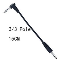 오디오배선 카오디오 15cm 20cm 짧은 3.5mm 수-수 스테레오 오디오 케이블 90 도 각도 3 극 자동차 AUX MP, 01 15cm one angled_01 < =0.5m