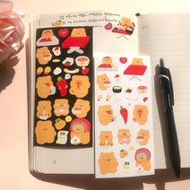 [소리샘으로연결] 떡볶이 씰스티커