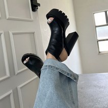 모노바비 스우파 가보시 청키 힐 13cm
