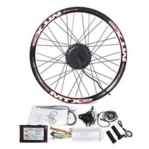 전기자전거 Ebike 변환 키트 500W/1000W/1500W 48V 후면 허브 모터 휠 MTX 24 "/26"/27.5 디스크, 02 36v250w Rear Kit, 02 26
