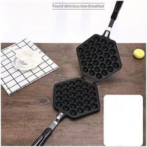 12 홀 알루미늄 합금 타코야키 팬 메이커 18 치비 마루코 기계 베이킹 폼 금형 팬 문어, 03 Egg waffle