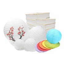 전통공예 한지등 만들기, A~D 한지등재료, A_03 한지등 원형 20cm 노랑 [2개입]