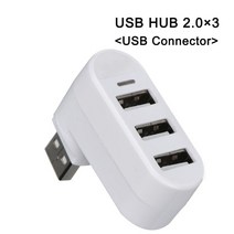 2.0 타입 C 멀티 USB 분배기 고속 3/6 포트 OTG Hab TF SD 카드 리더기 컴퓨터 핸드폰, 04 B-White