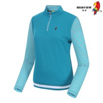 [마코 SALE] (여성)패턴 소매 반집업 티셔츠_MJW1TH05