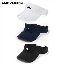 [제이린드버그] [J.LINDBERG] 남성 골프 바이저 / 야덴 바이져 / 썬캡 모자, 색상:JL네이비 / 사이즈:One Size