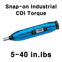 스냅온 CDI 정밀 가변 토크 스크류 드라이버 렌치 가정용 공구 5 40 inlbs