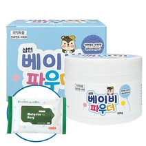 삼현제약 토닥 베이비 파우더, 1개+맑은누리손소독티슈, 100g