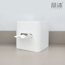 핀무 멧카 인테리어 사각 두루마리 휴지 케이스, PINK
