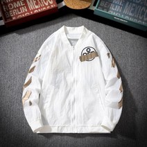 RUIXIANG 예쁜 포인트 얇은 바람막이 항공 점퍼 아우터 교복 남자 중학생 고등학생 중딩 고딩 옷 남학생 10대