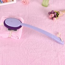 등로션바르기 등에 로션 등신기 바르고 약 샤워 브러쉬 바디 에멀젼 긴 손잡이 연모욕 세트, 04 보라색 바르기