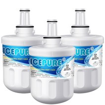삼성 DA29-00003G DA29-00003B DA29-00003A DA29-00003F 아쿠아 퓨어 플러스를 ICEPURE 냉장고 워터 필, 3 Packs