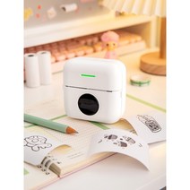 미니포토프린터 메모 무선 즉석 인쇄 블루투스 스마트폰 휴대용, 공식 규격, A.화이트+일반용지10롤+보관용가방