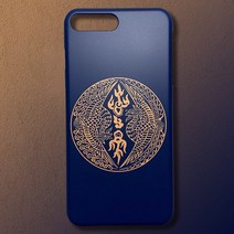 우리일쌍 카드케이스 전통 문양 쌍봉황문 코발트 골드 디자인 휴대폰 케이스/남자친구 제대 전역 선물 추천 (3682882), 노트10+