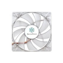 Silverstone Tek 120mm 높은 공기 흐름 및 적은 소음 9개의 블레이드 디자인 컴퓨터 케이스 팬 블루 LED 냉각 블루 FN121-P-BL, Blue LED Light