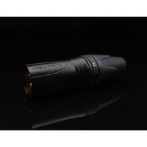 뉴트릭 캐논수(XLR수) 블랙골드커넥터(NEUTRIK NC3MXX-B)