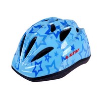 초등1 자전거 연습용 어린이 스포츠활동 안전모자 머리보호장비 7살 6살 보드 유치원생 5살, 1개, 스타 아동헬맷(블루)