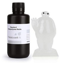 ELEGOO 3D 프린터 LCD UV 표준 포토폴리머 레진, 반투명 1000g