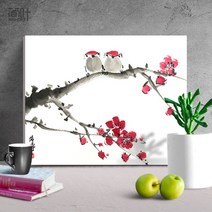 9타입 동양화그리기 대형그림아크릴화 DIY명화 유화색칠하기 HS10, diy그리기2(DIH10)_50x65_화이트프레임
