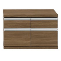후나모코 라티스 로우 체스트 폭 75 × 높이 48cm 리얼 월 너트 FLD-75S