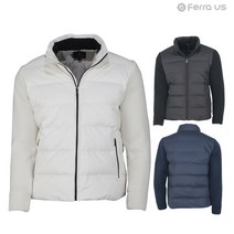[페라어스] 페라어스 남성 덕다운 소매니트 패딩 점퍼 COLU6051W1