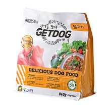 개똑 국산 강아지 습식사료 닭고기맛 840g 12개 set, 연어맛 840g (12개 set)