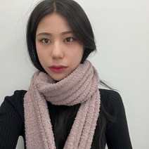 VANANA2 남녀공용 부클 골지 니트 뽀글이 큐트 롱 머플러 6color
