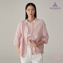 [올리비아로렌(공식)] 등판 프린트 밴드넥 점퍼_VVCCLXM5221