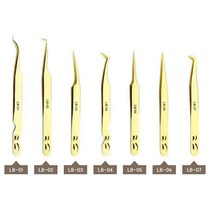 래쉬앤브로우 골드핀셋, 1개, LB03