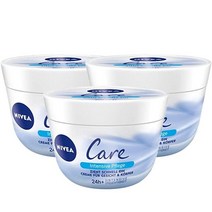 니베아 인텐시브 케어 크림 바디 페이스 400ml Nivea Care Cream, 3팩