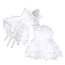 Womens 할로윈 고딕 블랙 레이스 손목 팔목 팔찌 웨딩 파티 자외선 차단제 라인 석 Bowknot fingerless 장갑