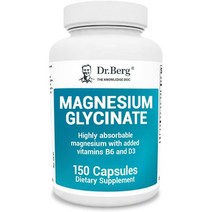 Dr. Berg Nutritionals Magnesium Glycinate 400mg 닥터 베르그 글리신 마그네슘 400mg 150캡슐
