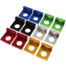 자전거 체인 텐셔너 텐션 12mm15mm 알루미늄 cnc 블록 액슬 조정자 오토바이 핏 바이크 xr50 crf70 sdg 107 125호환 141, 금 12mm