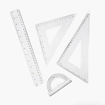 건축 설계사 전문가용 각도자 세트 5개 각도조절 튼튼한 다일 측량 4변