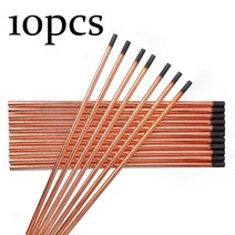 공기 탄소 아크 가우 징 막대 DC 가스 건 용접 도구 액세서리 4-12 mm 구리 원형 흑연 전극 10 개, [03] 10mm, [01] 10pcs