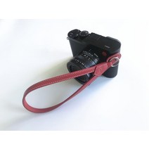 카메라 넥스트랩 카메라 목걸이 벨트 라이카 라이카 M9p 대형 M-PXE D-LUX7q116 카메라 Q2 가죽 손목 밴, 단일옵션, 라이카 의 원래 손목 밴드 빨간색