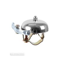 Crane Bells SUZU Classic Brass Bicycle Bell : CHROME - Made in Japan