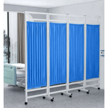 병원 가림막 파티션 이동식 접이식 스크린 가벽설치, 그린 네칸