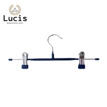 루시스 코팅 고급 바지걸이 100p세트, 1개, 핑크