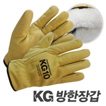 핸드맥스 천연 소가죽 방한장갑 KG10, L, 1개