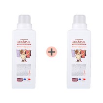 천연원료 1+1 르세라이 저자극 고농축 유아 천연세탁세제 무향/섬유유연제 프루티플로랄향 1800ml X 2, 섬유유연제 1800ml 2병