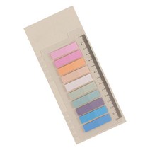 Zeyuan 다채로운 색인 탭 주석 탭 위치 변경이 가능한 독서 메모 분류 눈금자 스티커 메모 메모장 사무실용 책 마커, 애완 동물, 스타일B