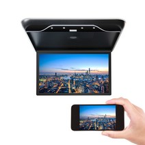자동차모니터 천장 부착형 영상 드라마 시청 19인치, 블랙-19인치(MP5+모바일스크린+HDMI)