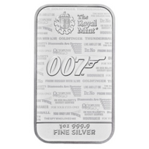 [케이민트] 불리온 실버바(007) 2020 1 oz Great Britain James Bond 007