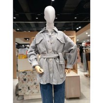 이랜드 [플라스틱아일랜드]플라스틱아일랜드 밀링지 제천 벨트 셔츠형 재킷 PN1WJ182_신구로점