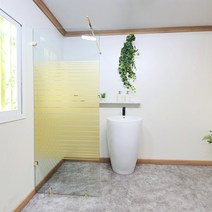 [안전강화유리/당일발송] A6마트 욕실파티션 55종 모음 DIY 쉬운설치 샤워부스, 줄무늬골드750(골드부속포함)
