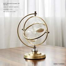 모래시계 모래멍 유럽 레트로 모래 시계 금속 15 분 30/60 시간 가정 용품 데스크탑 장식, B