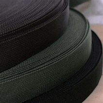 [펠트친구] 가방용웨빙끈(가방끈)/가방끈/가방부자재/가방줄/크로, 38mm카키