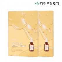 김정문알로에 [김정문알로에] 큐어 알로에 슬라이스 비타 마스크팩 (10매), 1, 1